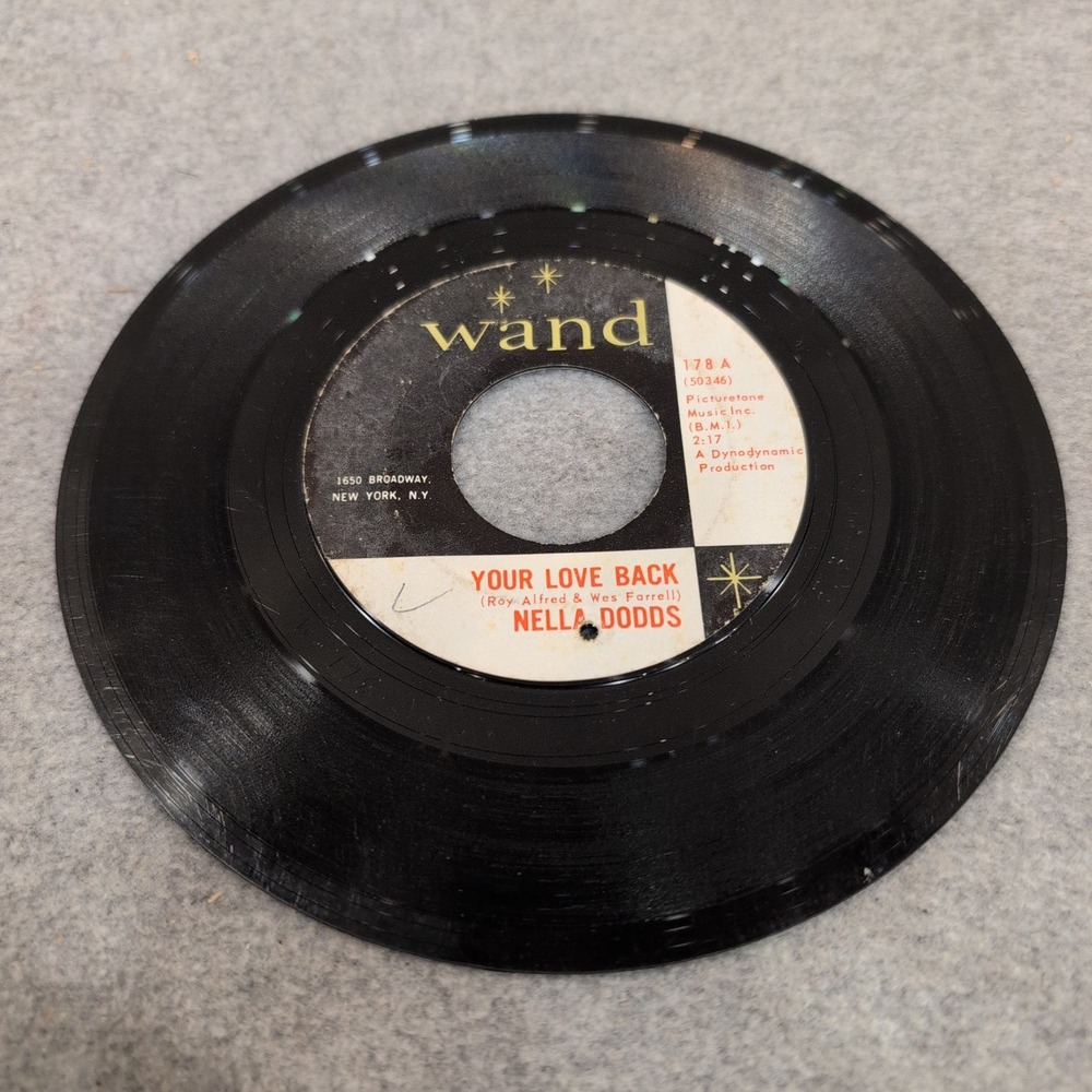 Nella Dodds Your Love Back P's And Q's Wand 178 Northern Soul 45 RPM Vinyl - Picture 3 of 4